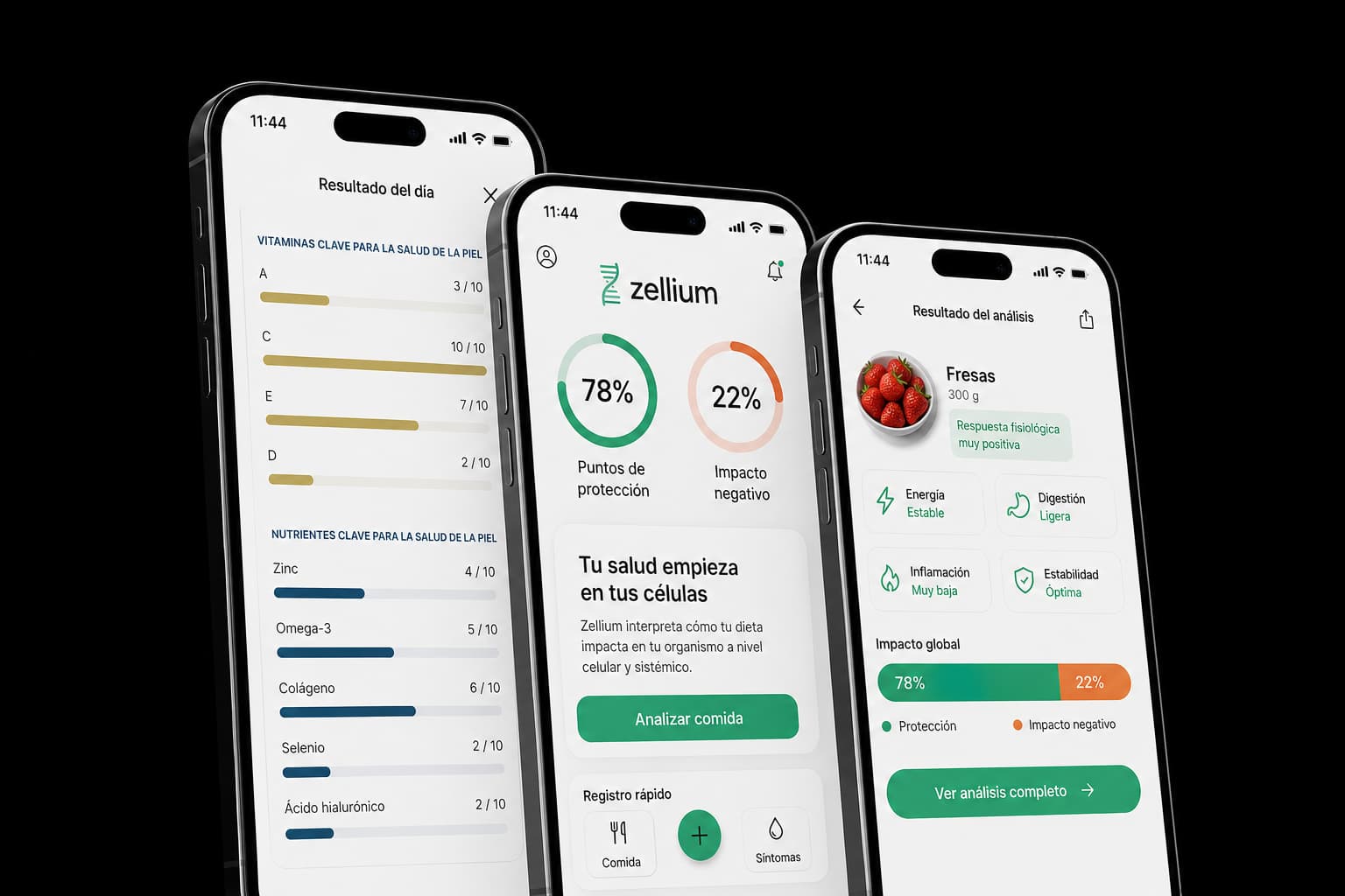 Zellium App — iOS y Android